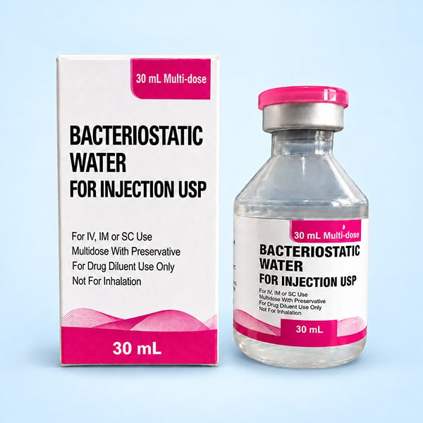 Genetek 30 mL bacteriostatic water vial